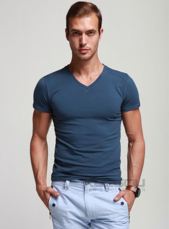 Skin Tight Men's Short Sleeve Muscle Fit T Shirt - Buy Skin Tight Men's ...