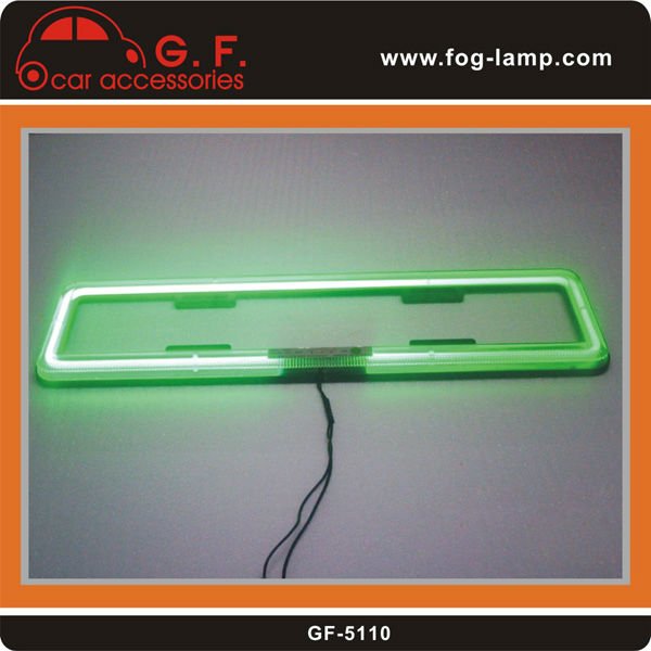 Chile Type Auto License Plate Frame With Neon Lights Buy Neon License
