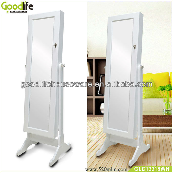 Espejo De Pie De China Con El Almacenamiento De La Joyería - Buy Espejo