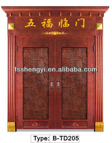 Villa De Lujo Decorativo De Hierro Forjado Puertas De Diseño Puerta