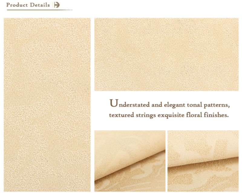Textured 54 Inches Fire-retardant Fabric-backed Bathroom Vinyl Wallcovering