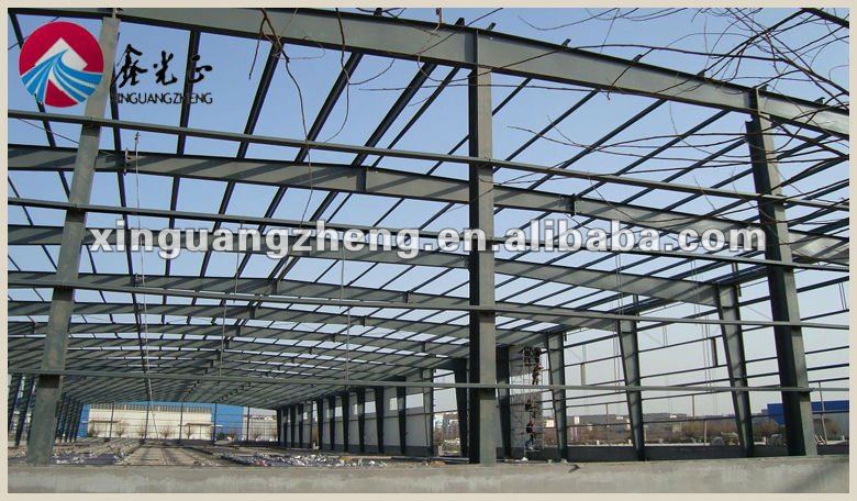 Steel H beam assembled houses warehouse with crane construction building /poutry shed