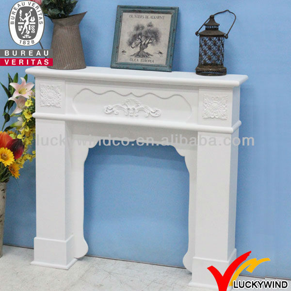 Beautiful White Shabby Chic Decorative Wood Fireplaces Buy