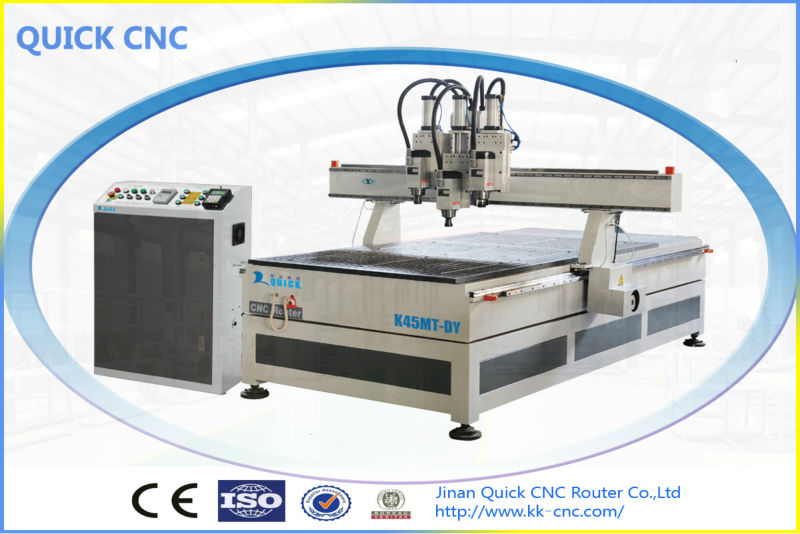 wood cnc router with multi spindles K45MT-DY