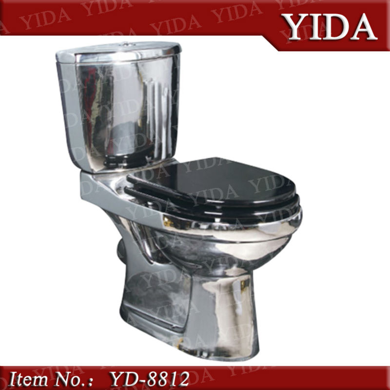 Ceramic Toilet In Silvery Color For Hotel And Ktv Silver Toilet Buy