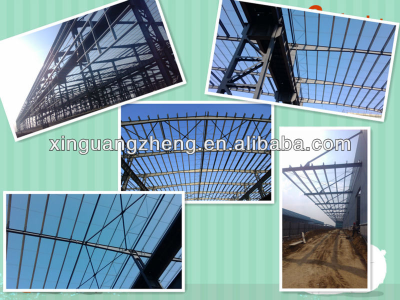 steel frame structure roofing portable warehouse building