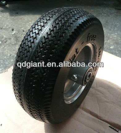 PU foam flate free wheel tire 280/250-4 wheelbarrow wheel