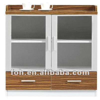 Glass Door Office Tea Or Coffee Credenza In Usa Fohaj 080