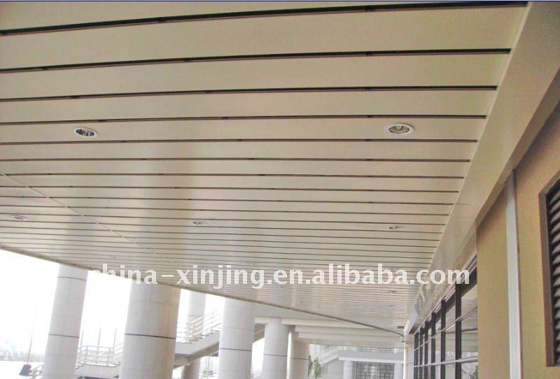 Aluminum Baffle Ceiling Metal Strip Ceiling Water Drop Shape