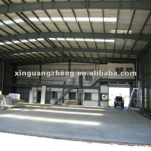 Steel structure frame Prefabricated aircraft hanger hot sale