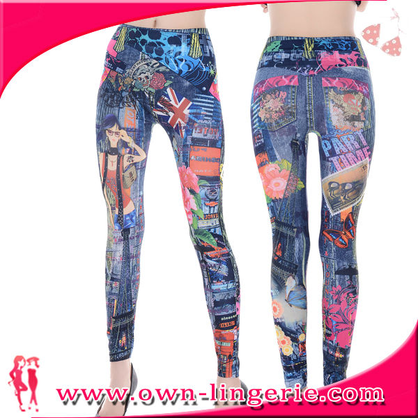 Casual De Bajo Precio Leggins Estampados Para Las Mujeres - Buy Leggins  Estampados Product on Alibaba.com