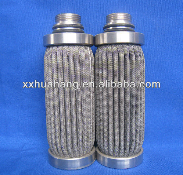 High precision filter stainless steel melt replacement hydraulic oil filter