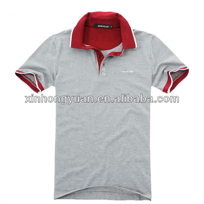 white polo t shirt with red horse