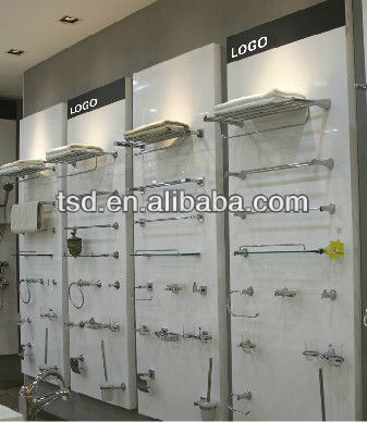 Bathroom Accessories Display tsd-w411 custom retail store high quality wall display stand for Bathroom Accessories Display tsd-w411 custom retail store high quality wall display stand for