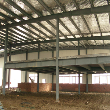 BS,AISI Standard and Q345B Grade steel structure warehouse