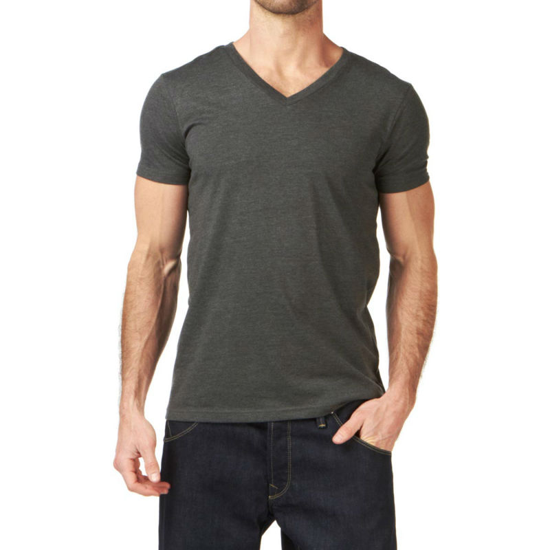 Men Cotton Blank V Neck T Shirt - Buy V Neck T Shirt,Men Blank V Neck T ...