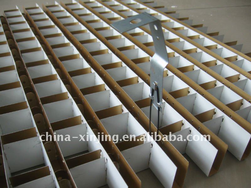 Aluminum Open Cell Ceiling Buy Aluminum Grid Ceiling Aluminum Suspended Grid Ceiling Open Cell Ceiling Panel Product On Alibaba Com