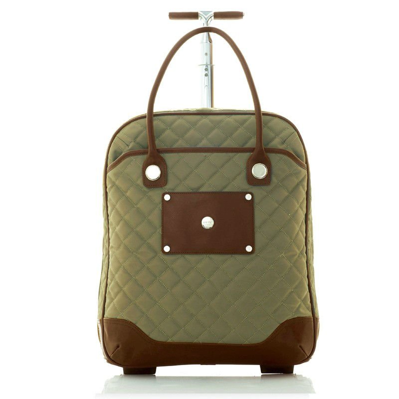 Quilted Nylon Wheeled Computer Trolley Bag(id10178136). Buy China