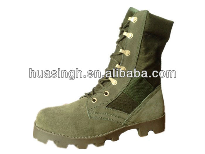 olive green combat boots