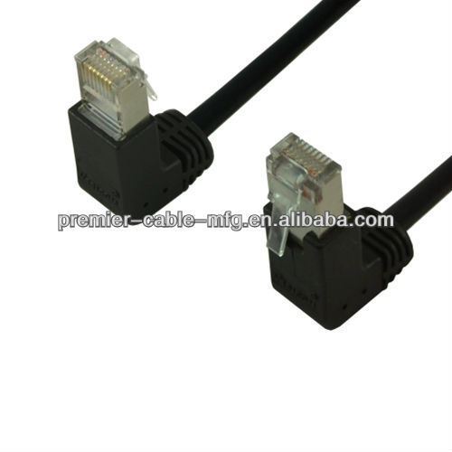 Cat6 Right Angle Patch Cable Cat6 Up Angle To Straight Patch Cable