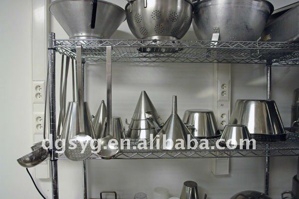 Restaurant Kitchen Shelving chrome wire shelving for restaurant kitchen dishwasher area - buy Restaurant Kitchen Shelving chrome wire shelving for restaurant kitchen dishwasher area - buy