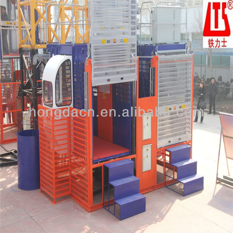 Double Cages SC200 200GP HONGDA Construction Elevator