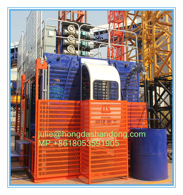 SHANDONG HONGDA Construction Elevator Double Cages SC200/200XP Double cages 2 ton
