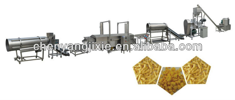 2014 Automatic Nik nak extrusion snack food making machine with CE 86-15553158922