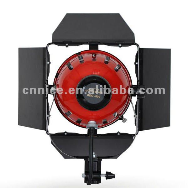 NiceFoto Continuous lighting Redhead light 800W with cooler, spot light