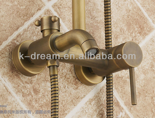 temperature control Chrome plated brass shower head KD-08S