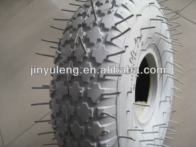 4.00-4 gray colour rubber wheel