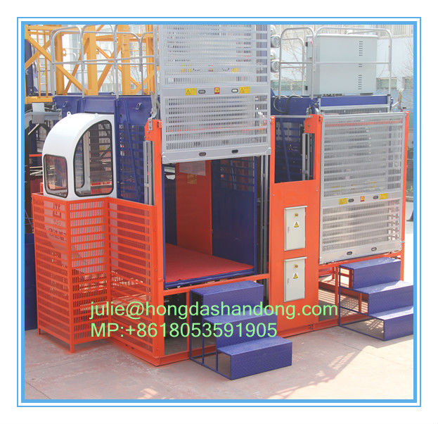 SHANDONG HONGDA 2 ton Frequency conversion Construction Elevator SC200 200XP