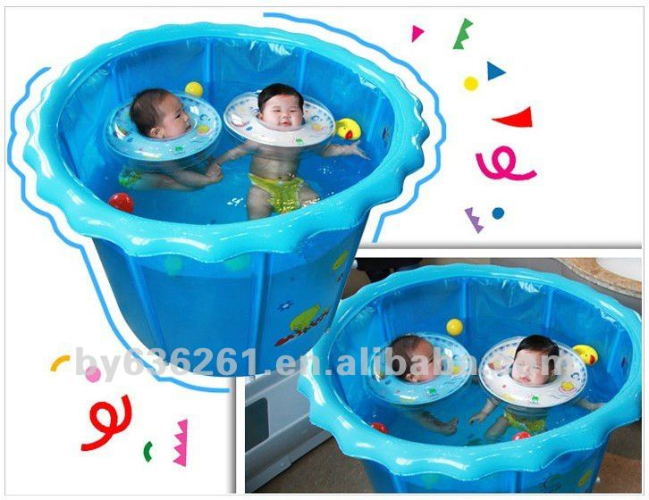 Grand gonflable bébé jumeaux piscine