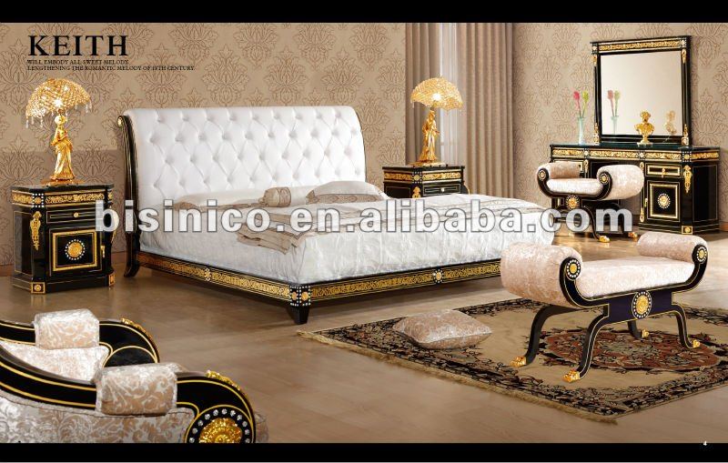 New Item luxury  Classical Black Gold Colour Home Bedroom  