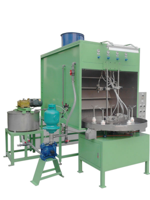 Automatic Spray Glazing Machine For Ceramic Tableware Bottles Plates