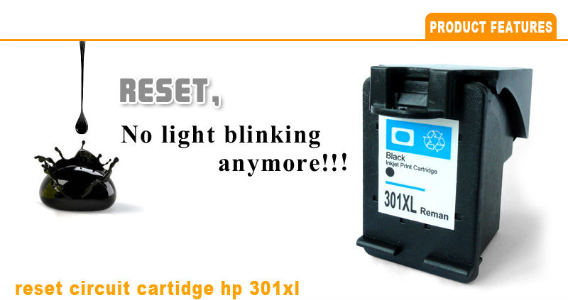 Reset Chip Ink Level Cartridge For Hp 301 Compatible Ink ...