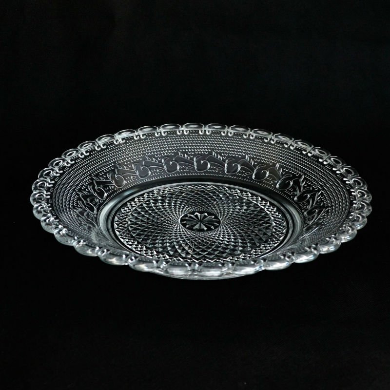 Wholesale Cheap Round Clear Glass Dinner Plate Buy Glass Dinner Plate,Glass Serving Plate