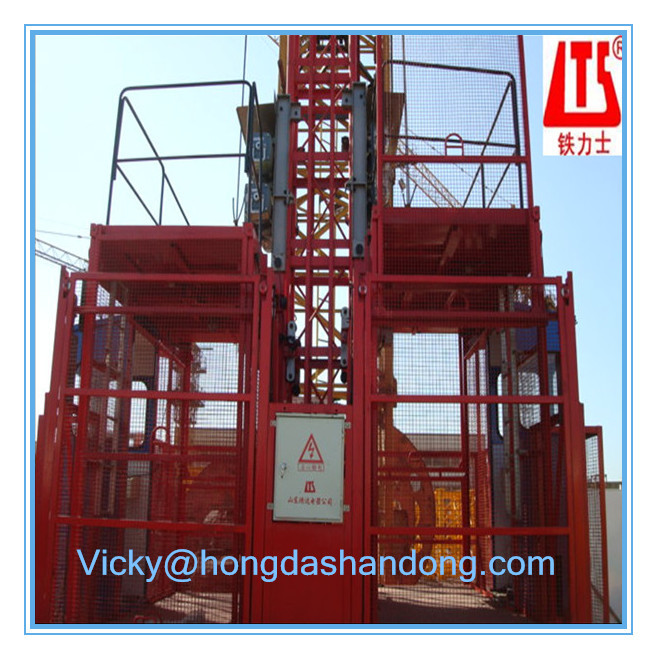 Pass CE, Frequency Conversion Double Cage Construction Elevator