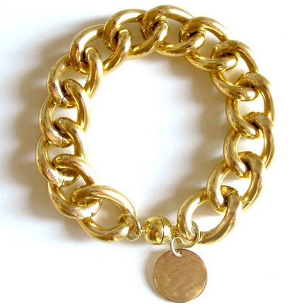 18 karat gold plated bracelet