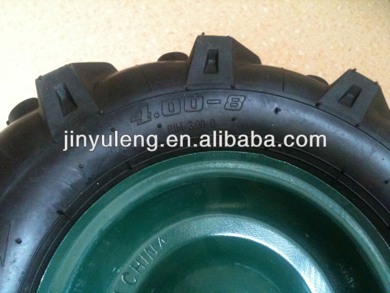 4.00-8 4.00-10 450-10 ,4PR 6PR 8PR use for mini-tiller ,Micro tillage machine tire ,wheel,