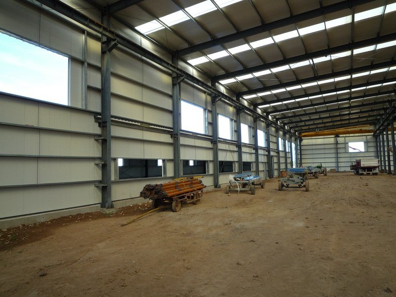 steel fabrication workshop layout