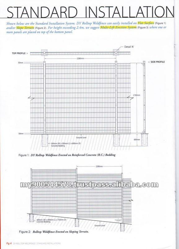 High Quality Pvc Coated/triangle Bending Fence With Cheap 