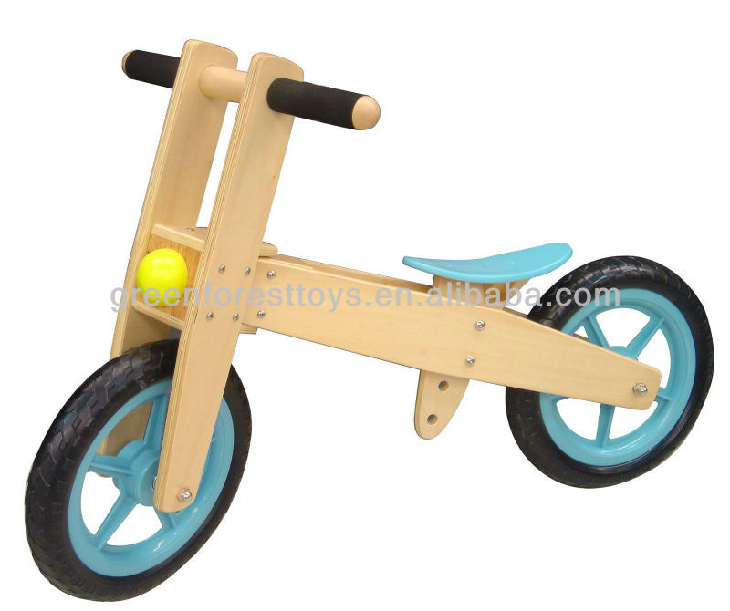 دراجة التوازن الخشبية للأطفال