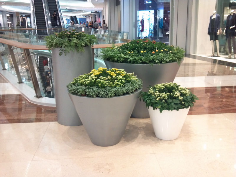 光沢のある白い花植物ポット人工園芸プランター大型植木鉢 Buy 光沢のあるポット 安いフラワーポット 花植物ポット Product On Alibaba Com