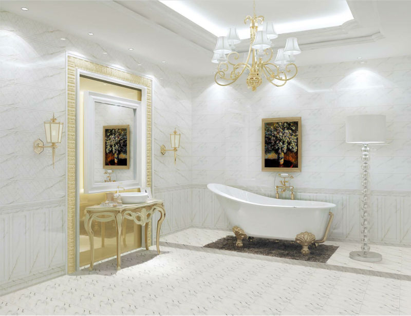 Piastrelle bianche disegni bagno piastrelle di porcellana in ... Disegni di bagni