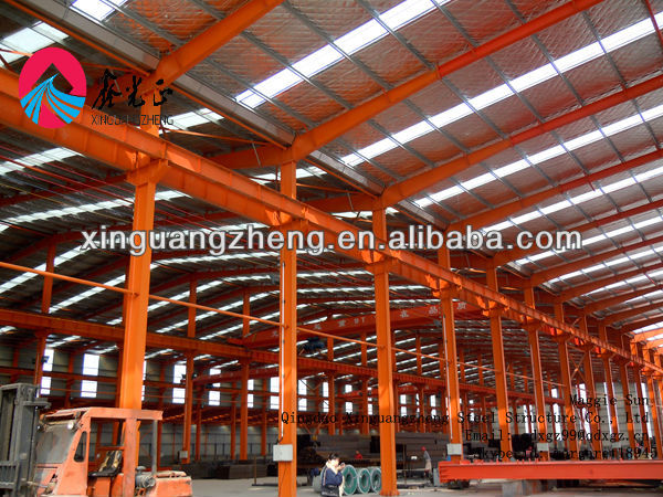 light weight prefabricated warehouse construction