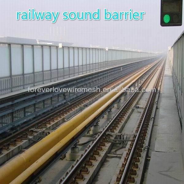 high quality hot-selling cheap traffic barrier manufacturer sound absorbing material sound barrier/noise barrier