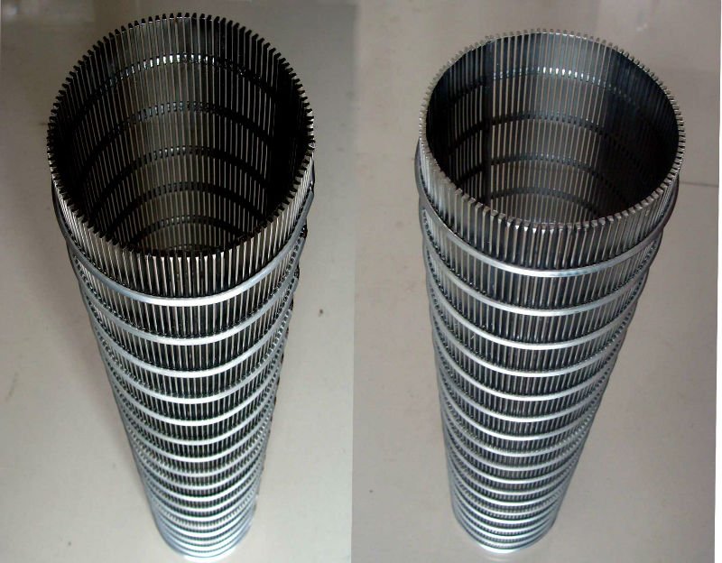 Reverse rolled wedge wire screen pipe