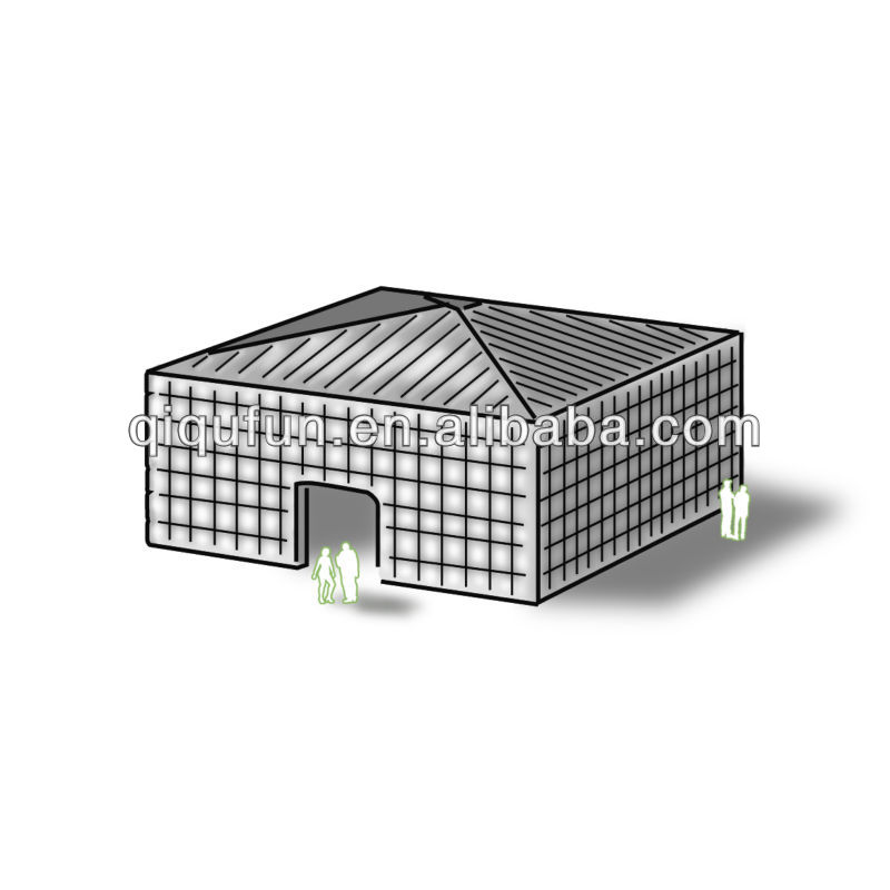 6m Opblaasbare Kubus Structuur Beurs Tent Buy Opblaasbare China De Opblaasbare Tent van de Structuur van de kubus voor