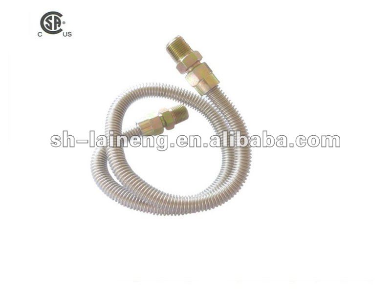 Csa Standard Stainless Steel Flexible Gas Male Connectors/gas Cutting